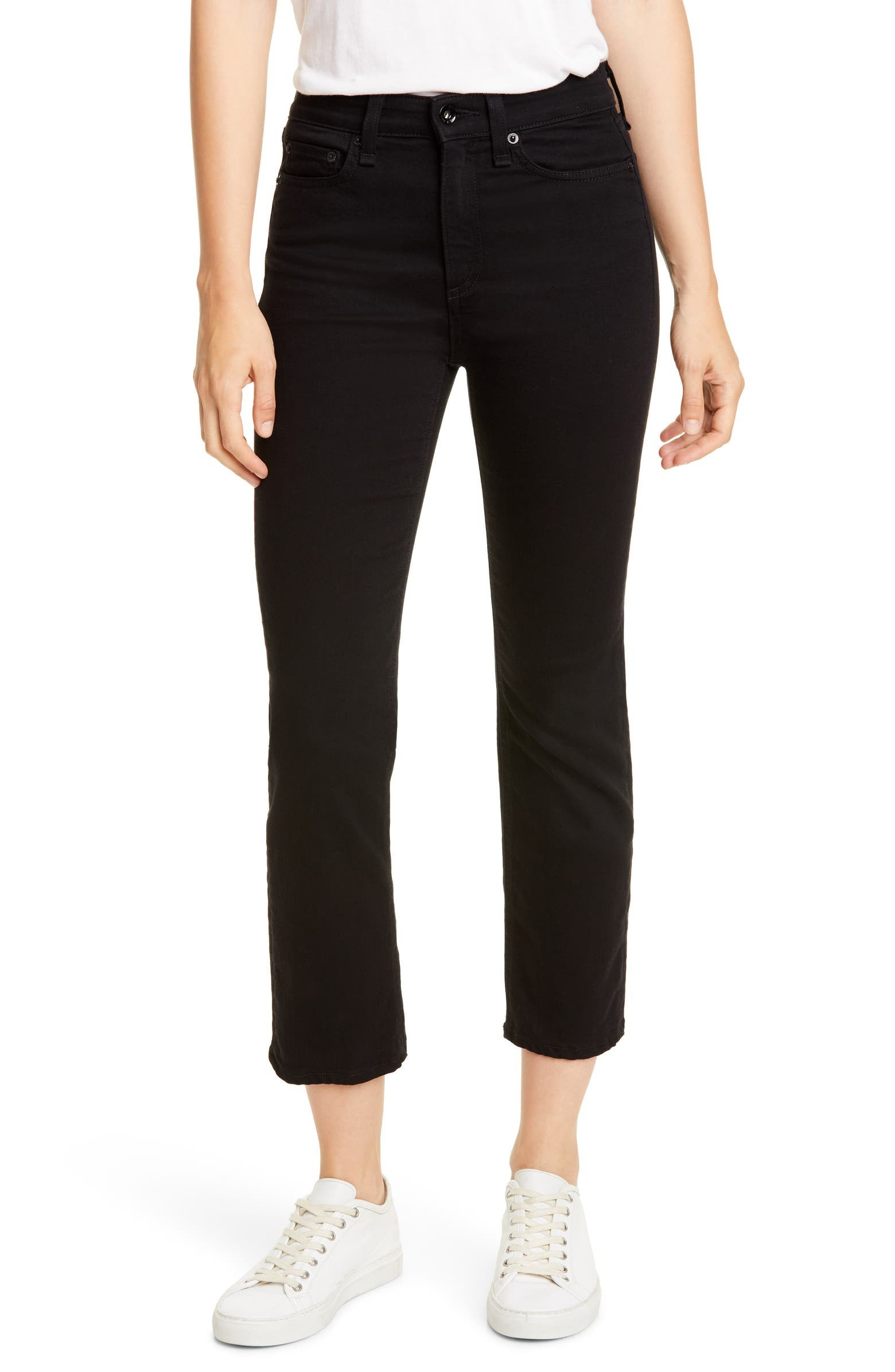 Nina High Waist Ankle Cigarette Jeans | Nordstrom