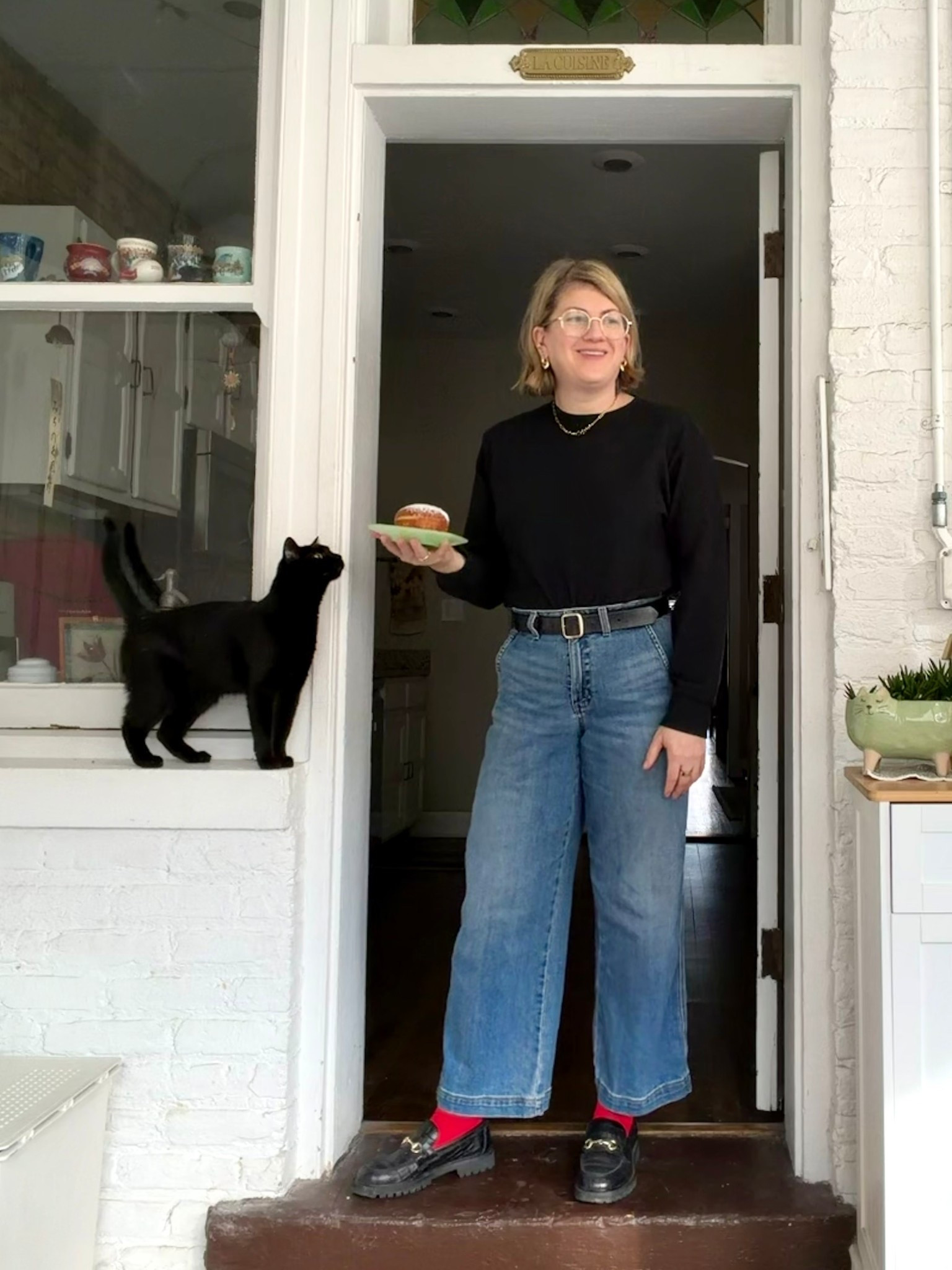 It’s Packzi Day!!! 🤍 Random red socks, shoes from Thursday Boot Co. Close matches linked where possible. 

#LTKOver40 #LTKMidsize