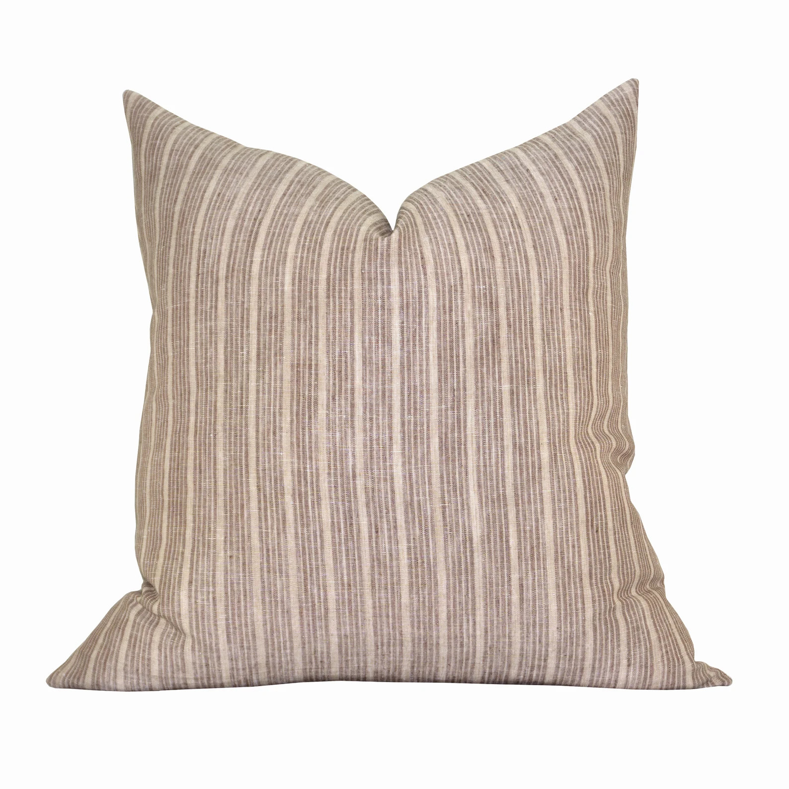 Pillow cover, Delphi Clay, woven stripe, Spark Modern pillow | Etsy (US)