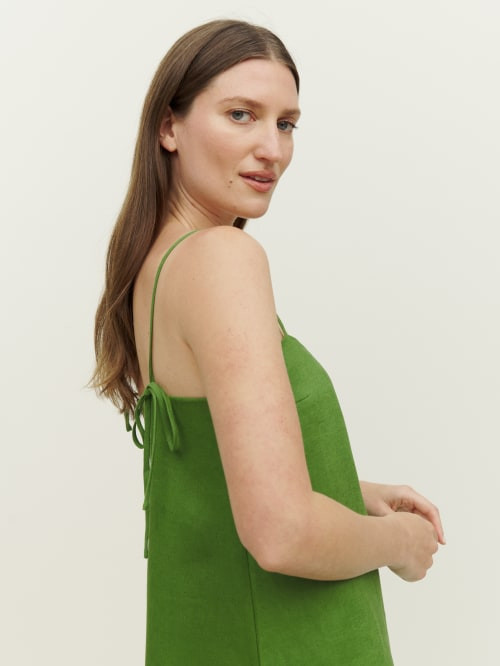 Aubree Linen Dress | Reformation (Global)