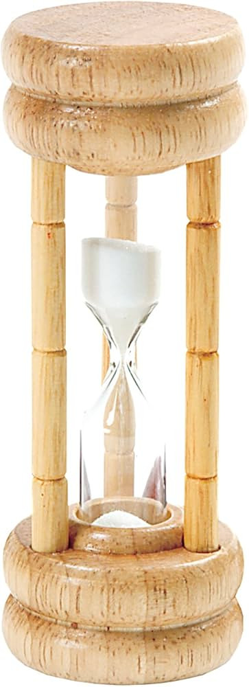 Norpro Three Minute Wood Timer, 4 Inch, Cream | Amazon (US)