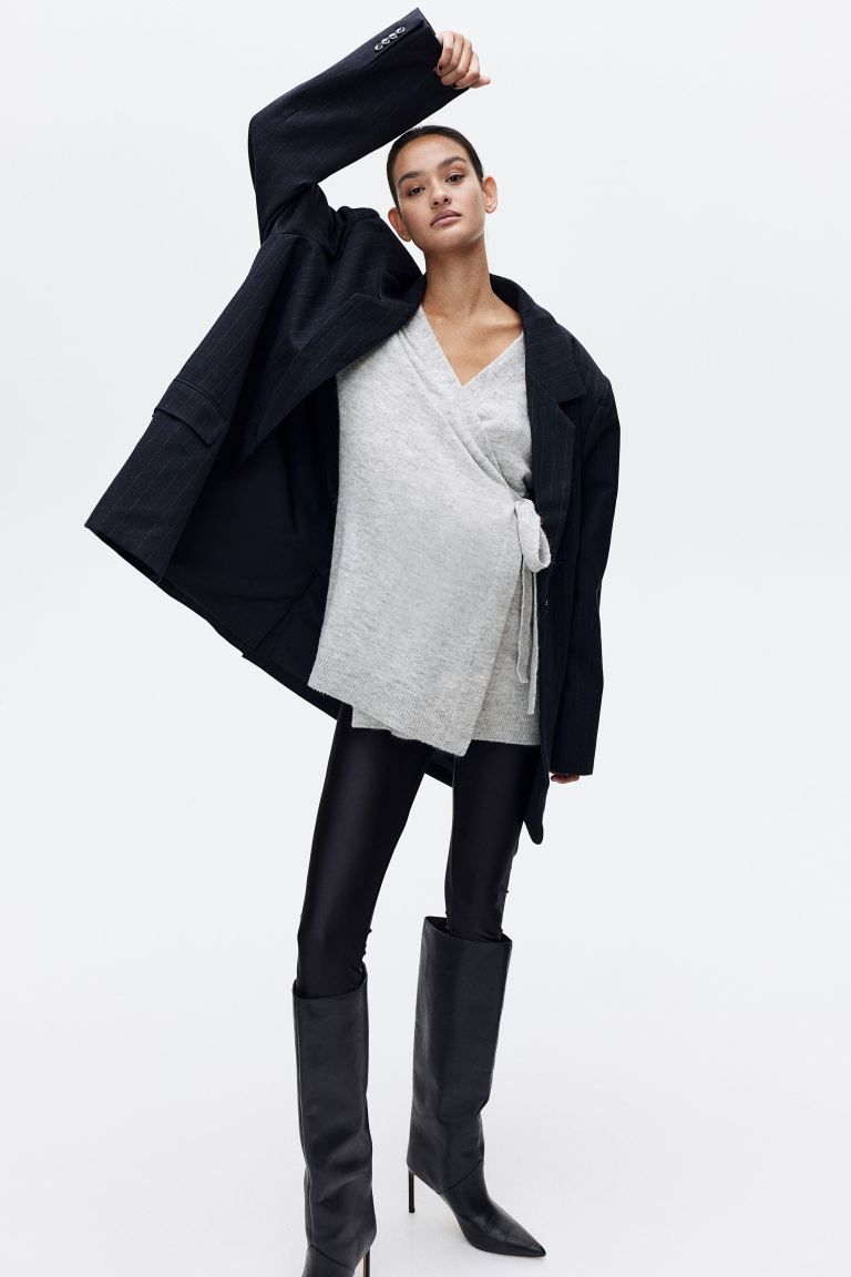 MAMA Before & After Wrap-front Cardigan | H&M (US + CA)