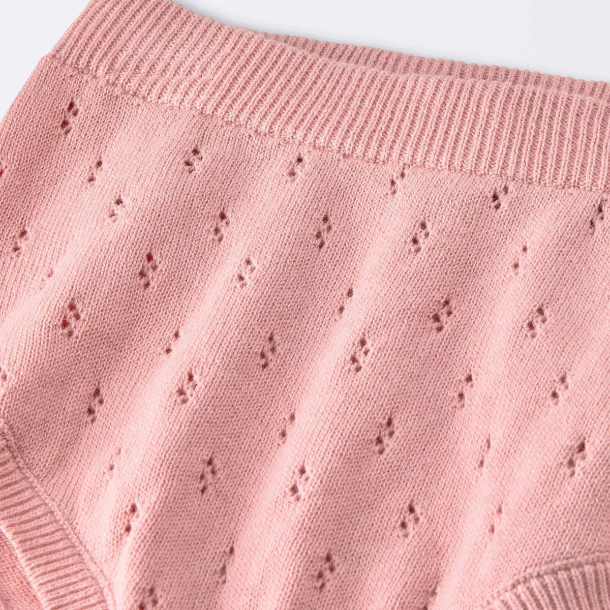Baby Girls' Rose Pointelle Sweater & Bloomer Set - Cloud Island™ Pink | Target