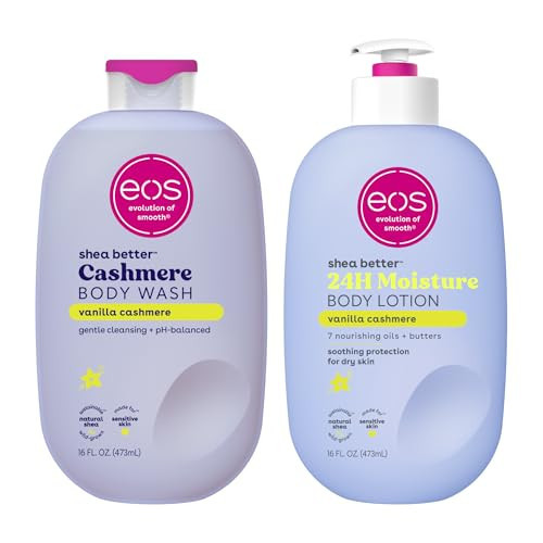 eos Shea Better Body Lotion + Body Wash, Vanilla Cashmere | Amazon (US)