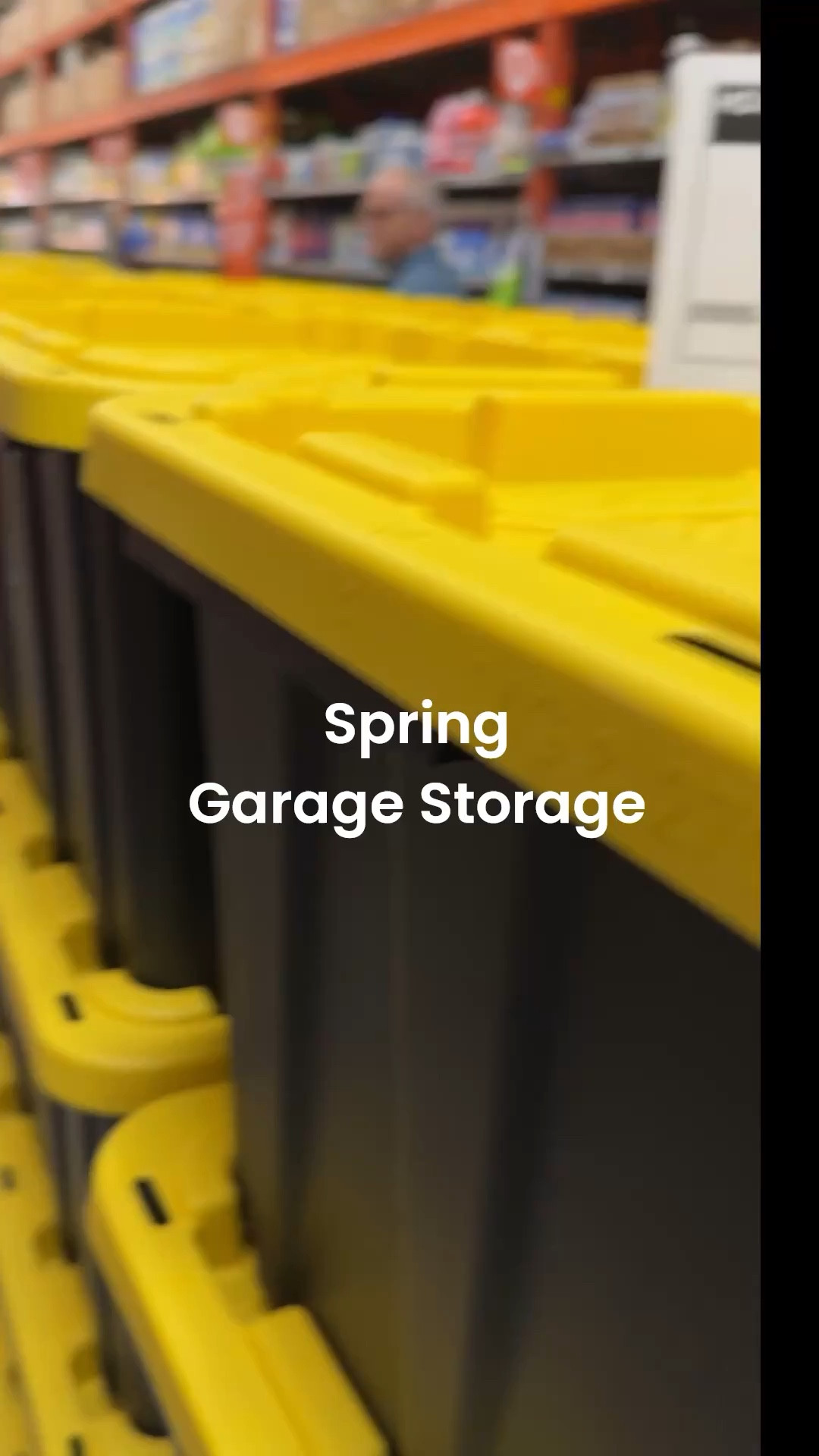Spring Clean Up. These storage bins are stackable and make organizing the garage easy. Tip: Add a self stick label to know what's inside. 

#LTKdayinmylife #LTKSeasonal #LTKHome