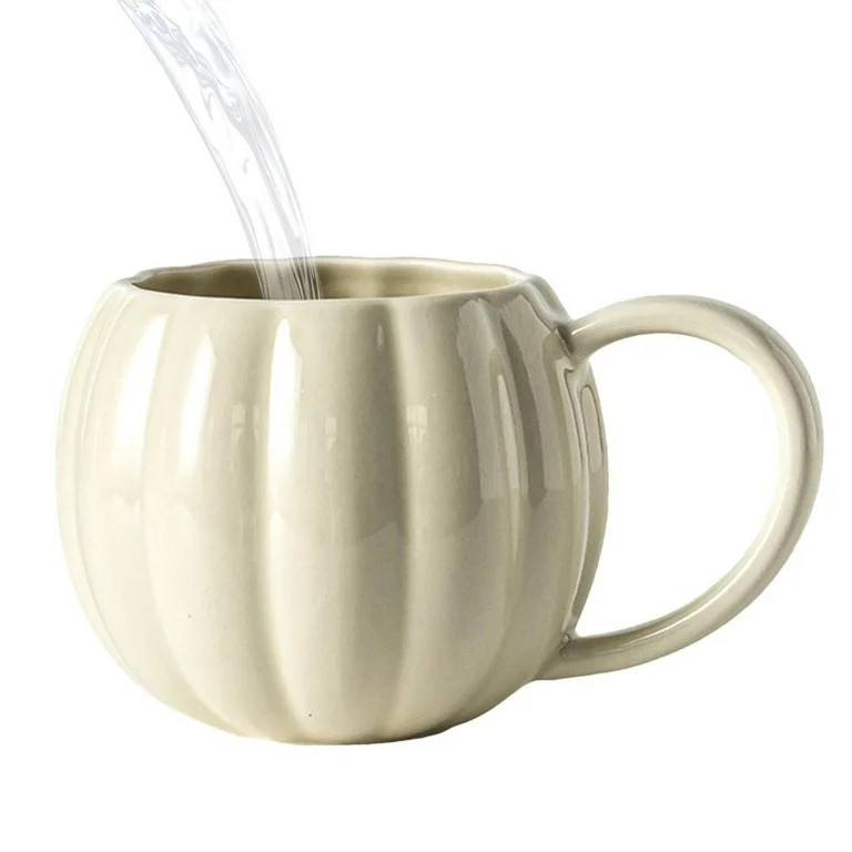 Pumpkin Coffee Mug Halloween Ceramic Pumpkin Fall Mugs Novelty Coffee Milk Cups for Halloween The... | Walmart (US)