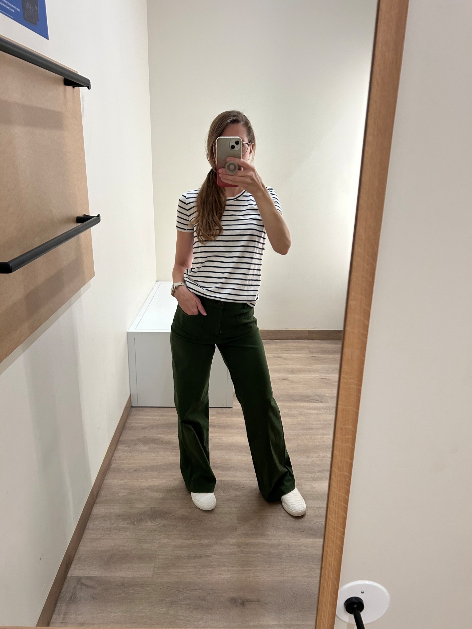 A good striped top needs to be part of everyone’s wardrobe. It’s truly a staple and can be worn with so many things. Try layering a striped tee under a denim jacket, a fleece shacket, or a large buttoned cardigan. It adds a bit more interest than your standard solid top, taking your outfit up a notch.

#stripedtee #versatilepieces #wardrobestaple

#LTKStyleTip