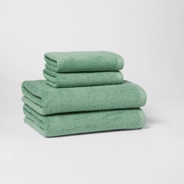 4pc Bath Towel/Hand Towel Set - Room Essentials™ | Target