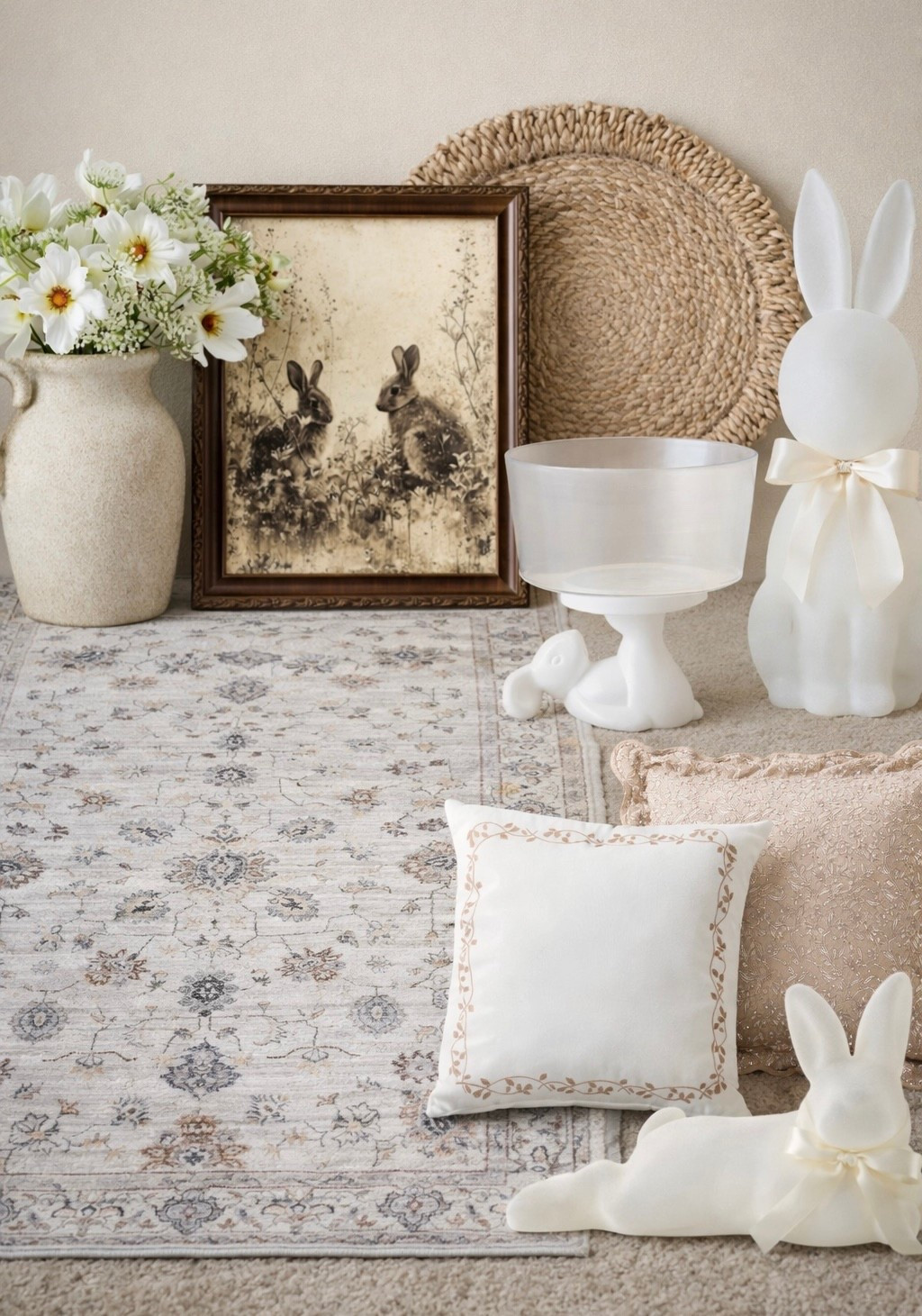 Neutral Spring Decor Finds from Walmart — Soft, Cozy & Budget Friendly

Follow @farmtotablecreations on Instagram for more neutral home inspiration 🤍

These beautiful spring pieces from Walmart make it so easy to refresh your home without spending a fortune. Soft florals, warm woven textures, vintage-inspired art, and sweet bunny accents create that light, layered look that feels cozy yet elevated. The neutral palette works in any room — living spaces, bedrooms, entryways, or coffee tables — and can transition effortlessly from early spring through Easter and beyond. Such a pretty way to add seasonal charm while keeping your decor timeless and sophisticated.

#walmarthome #walmartfinds #springdecor #bunnydecor #throwpillows #arearug #homedecor #neutraldecor #livingroomdecor #seasonaldecor


#LTKSeasonal #LTKHome
