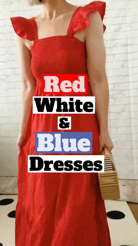 Red white and blue dresses for Summer! 

Perfect dresses for Summer , the beach or for Fourth of July.

Red dress size XS - true to size and comes in other colors 

White dress - true to size and lined to the knee 

Blue dress - size small and comes in other colors - fits true to size (I’m 5’3” and just touches the floor) If shorter I’d wear with wedges or heels.  






Fourth of July , Fourth of July outfit , summer dress , summer outfit , vacation outfit #ltkitbag #ltkshoecrush #ltktravel

#LTKunder50 #LTKsalealert #LTKSeasonal