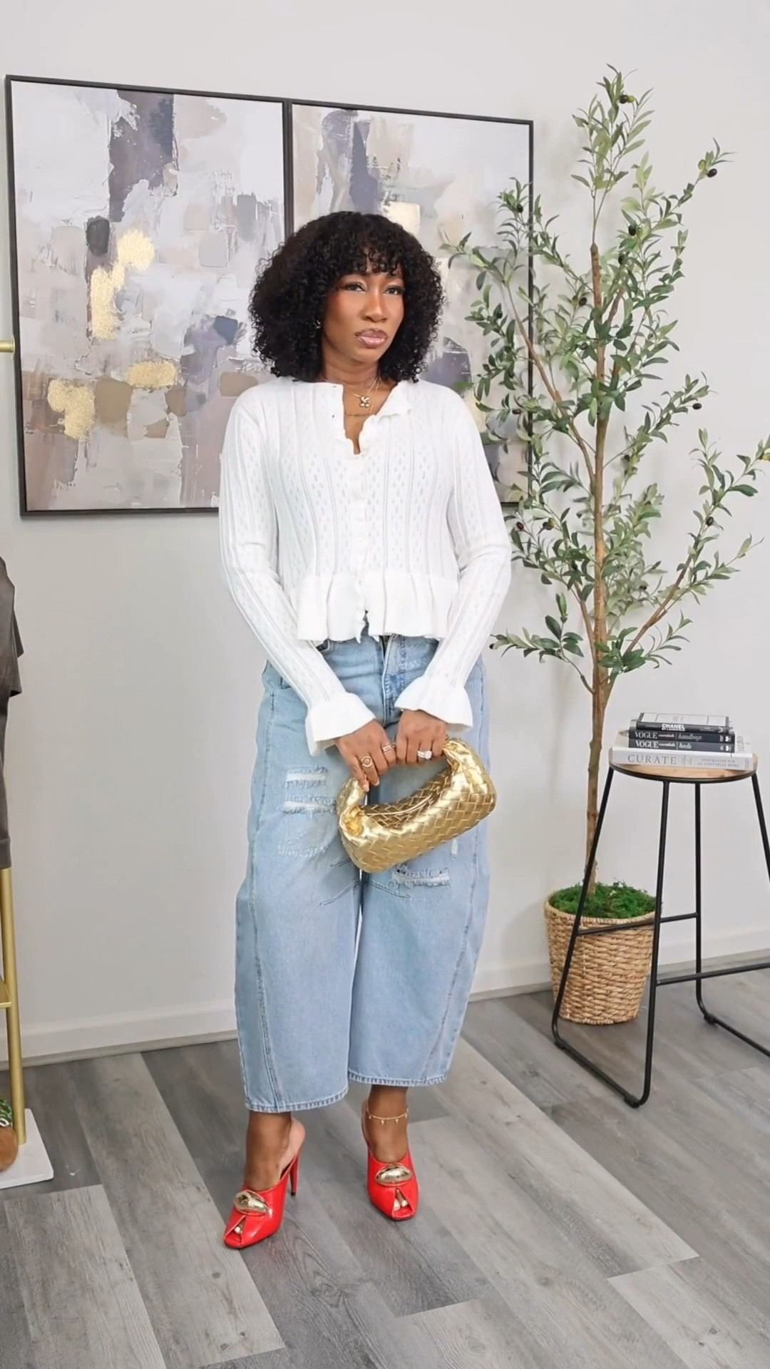 Spring Outfit Idea… This look is perfect for a spring brunch with the girls. This top also comes in 2 other colors. 
Size large top
Size 12 jeans


#LTKootd #LTKSeasonal #LTKBump