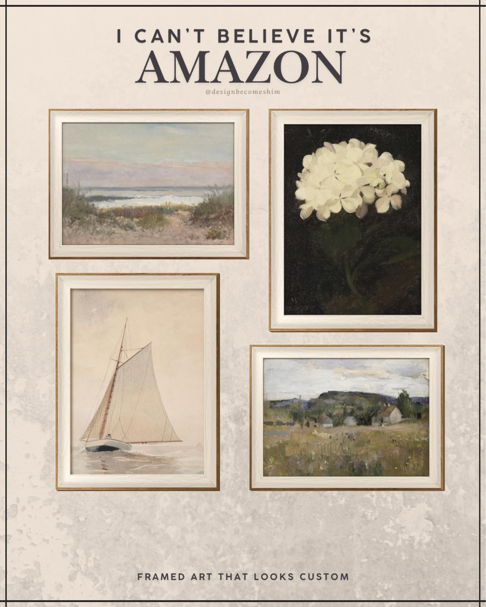 Frames art that looks custom!!

#LTKSaleAlert #LTKStyleTip #LTKHome