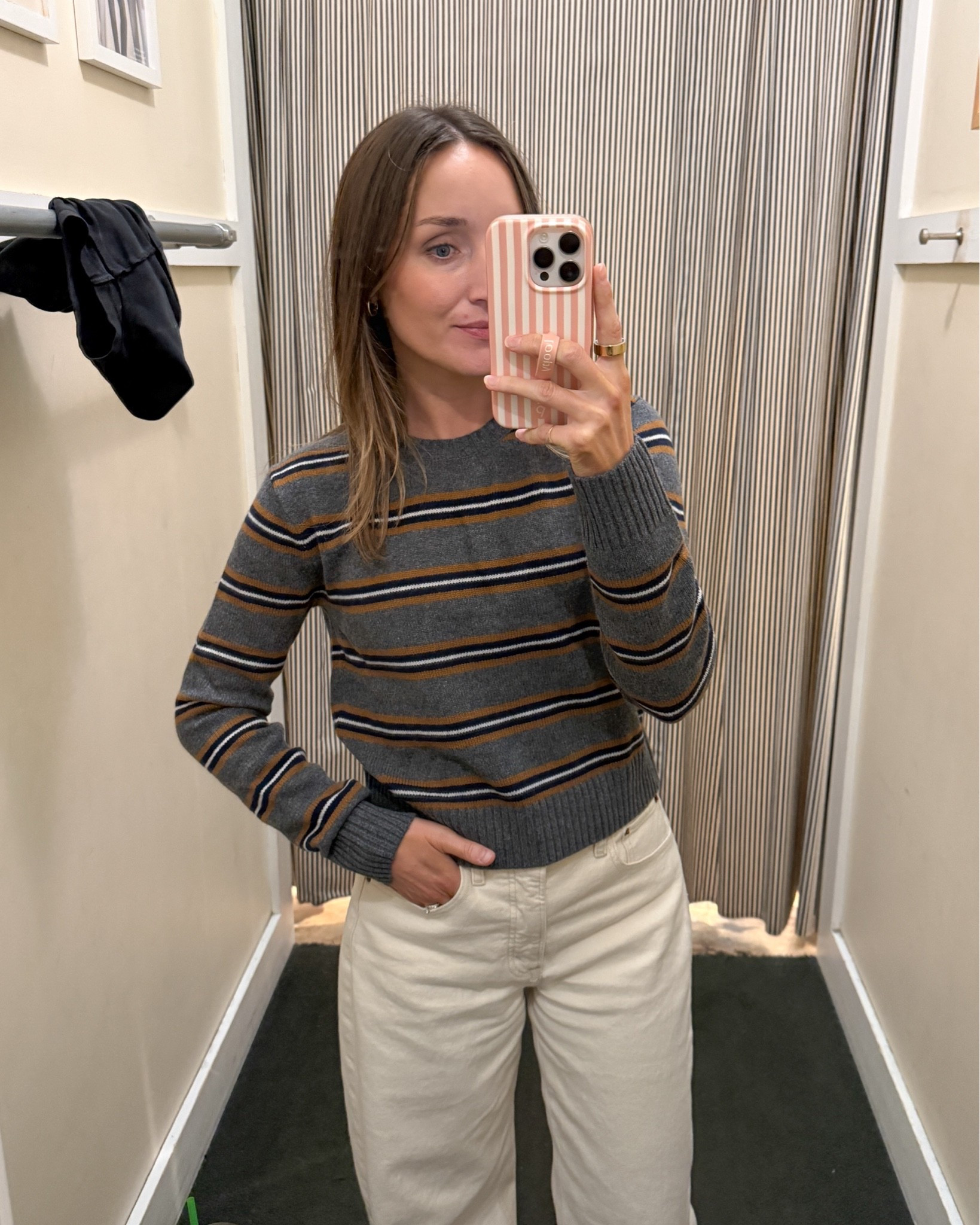 Wearing small. This runs very small! Consider sizing up one.