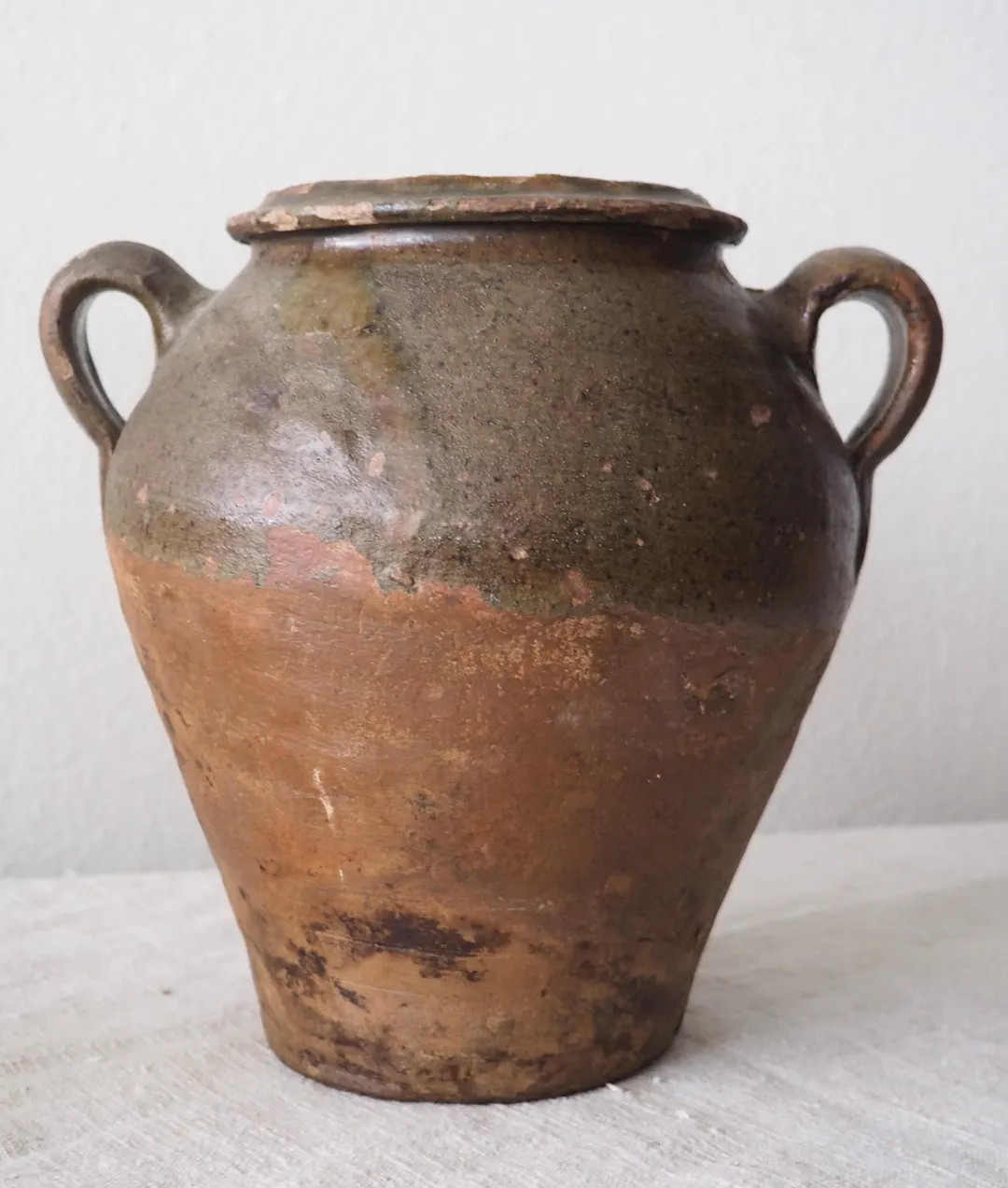 Antique French Green Glaze Terracotta Confit Pot with Handles | Etsy (US)