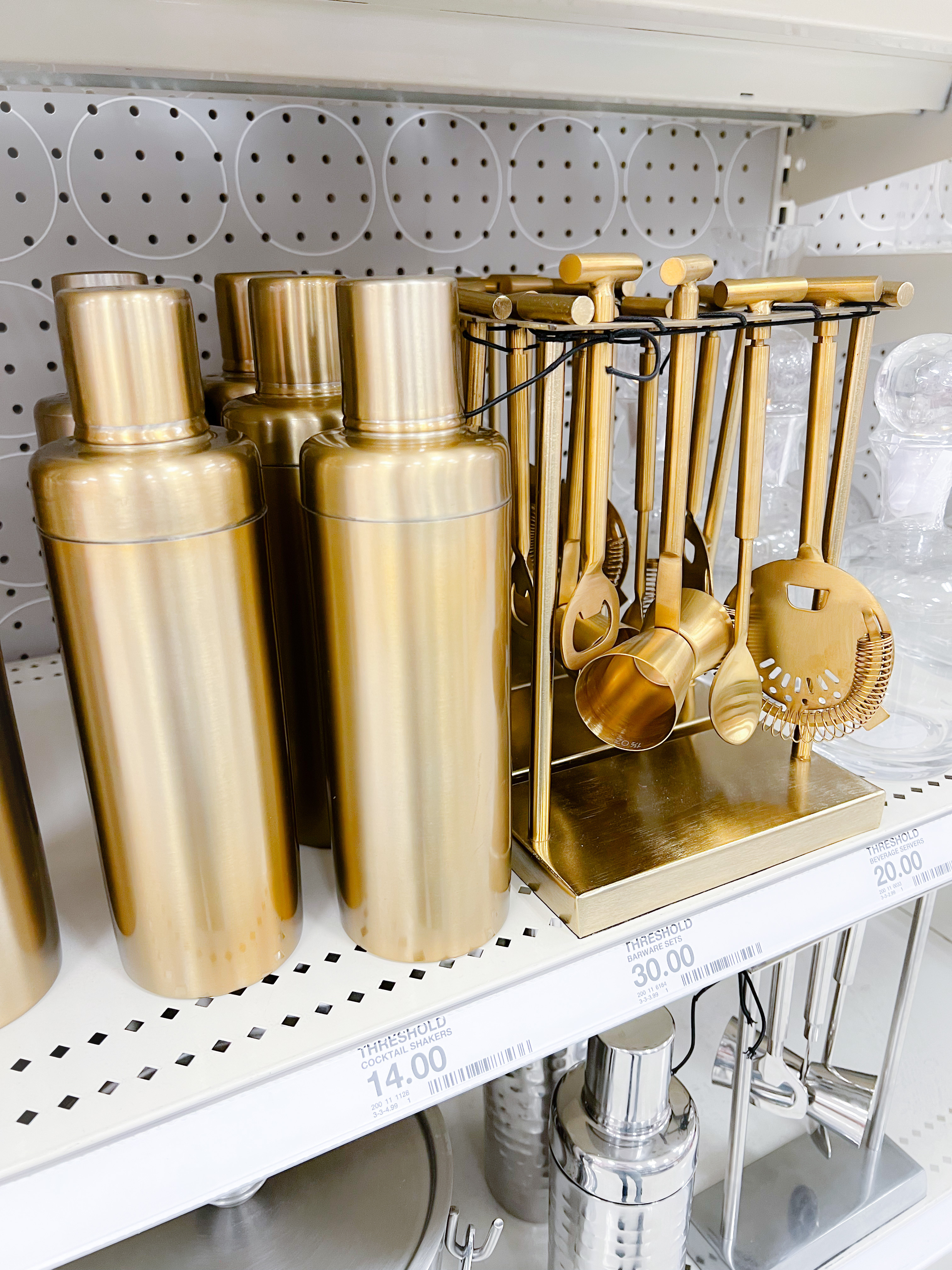 Threshold Gold Metal Bar Tools Set and Cocktail Shaker #threshold #bartools #thresholdxtarget #targethome #newyearsday #bartools #newyearseve #partyessentials #targetdeals #barcart #cocktailparty

#LTKHoliday #LTKHome #LTKParties