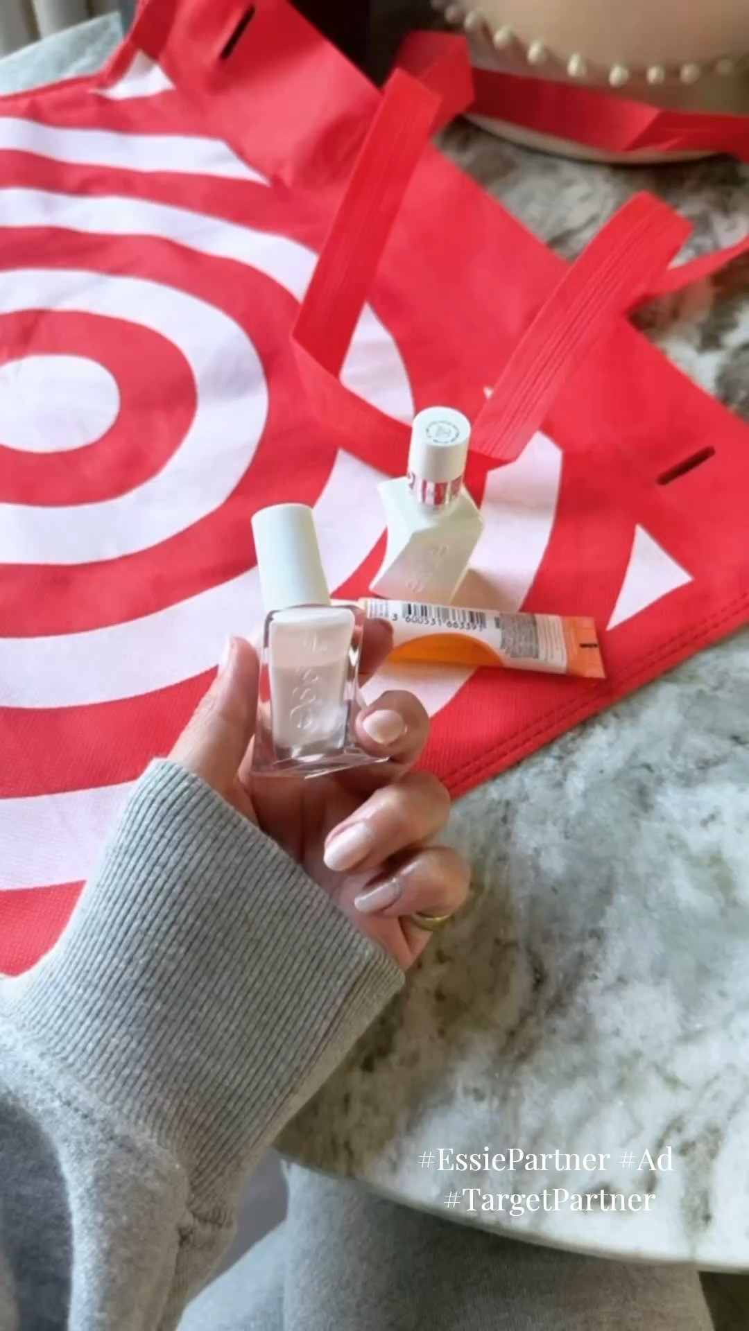 #AD the prettiest at home manicure with Gel by @essie 💅#target #targetpartner #essiepartner @target