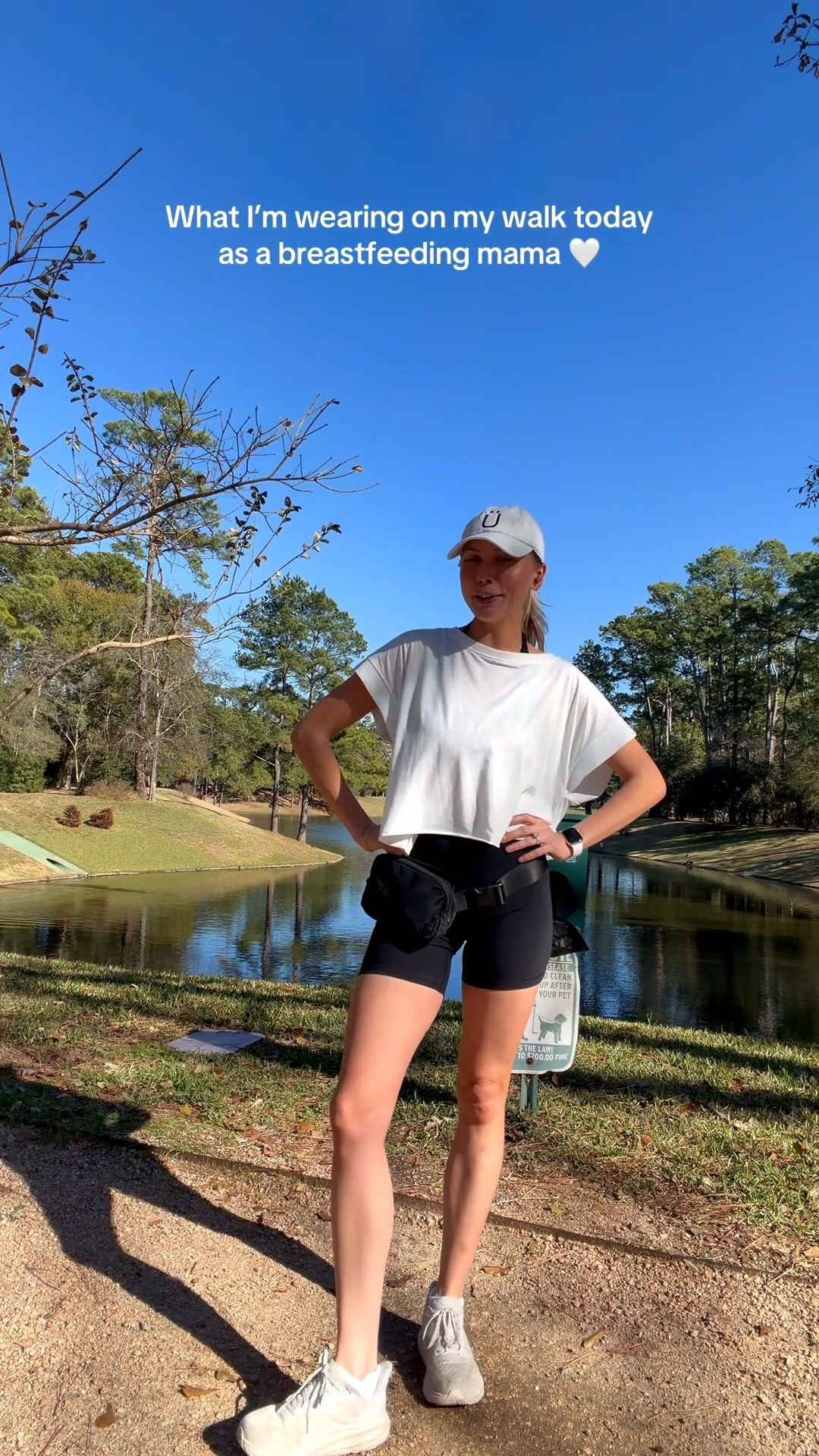 Walk outfit!! Size M in sports bra, S in tee and bike shorts! 

#LTKdayinmylife #LTKfitnessgoals #LTKootd