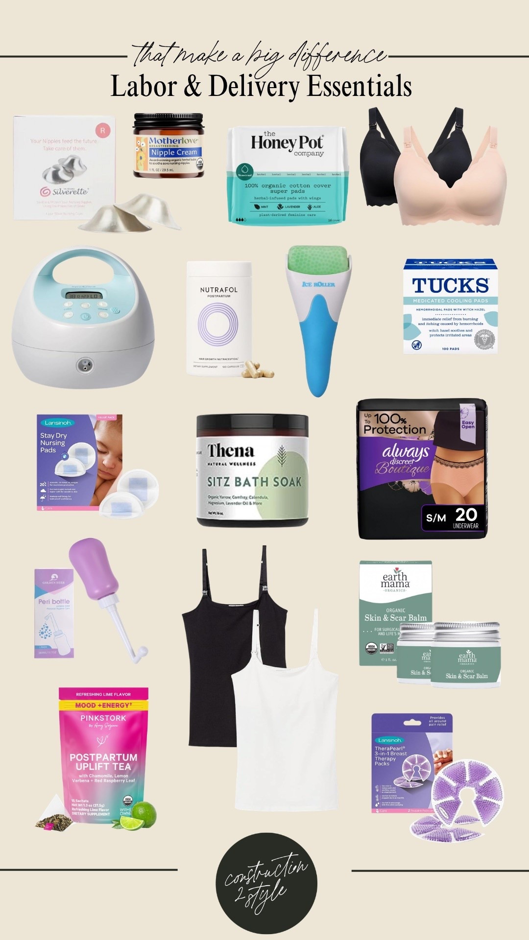 Labor and delivery essentials for every mom!