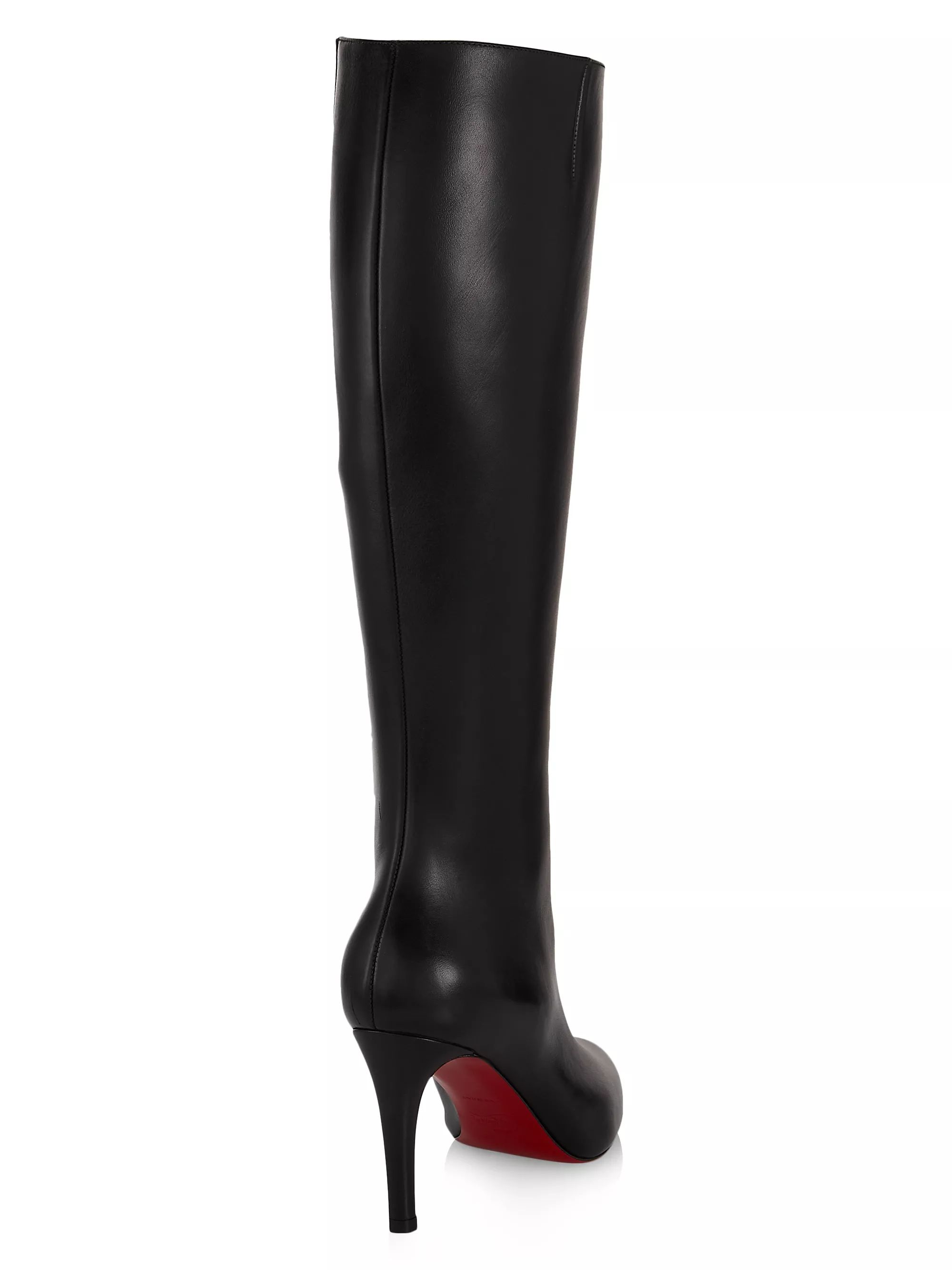 85MM Leather Knee-High Boots | Saks Fifth Avenue
