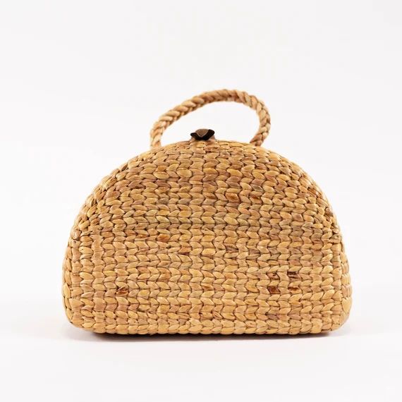 Handwoven straw bag, straw basket bag, straw bag purse, straw bag, picnic tote, market tote  (Pic... | Etsy (CAD)