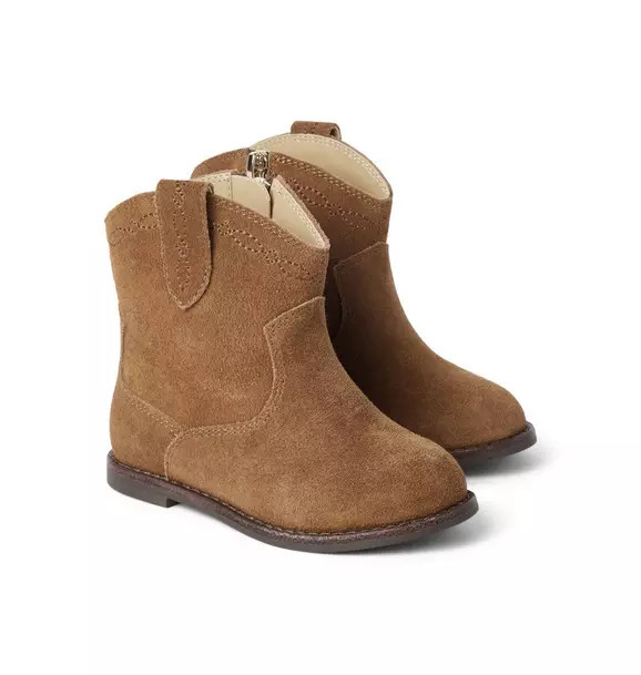 Suede Cowgirl Bootie | Janie and Jack
