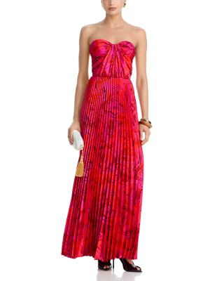 Strapless Pleated Gown - Exclusive | Bloomingdale's (US)
