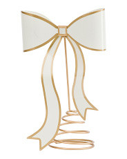 Metal Bow Tree Topper | TJ Maxx