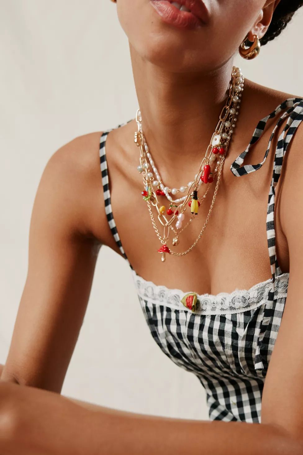 Tess Charm Necklace | Urban Outfitters (US and RoW)