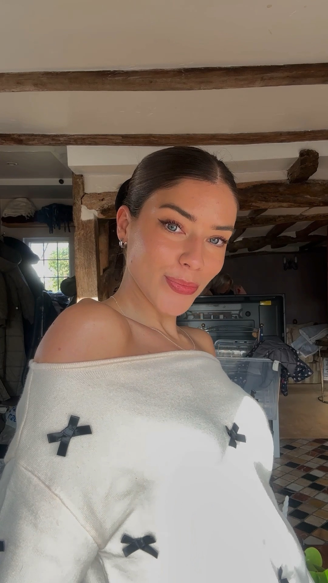 The cutest little bow jumper for the festive season 🥹🎀 

#LTKCyberWeek #LTKstyletip #LTKuk