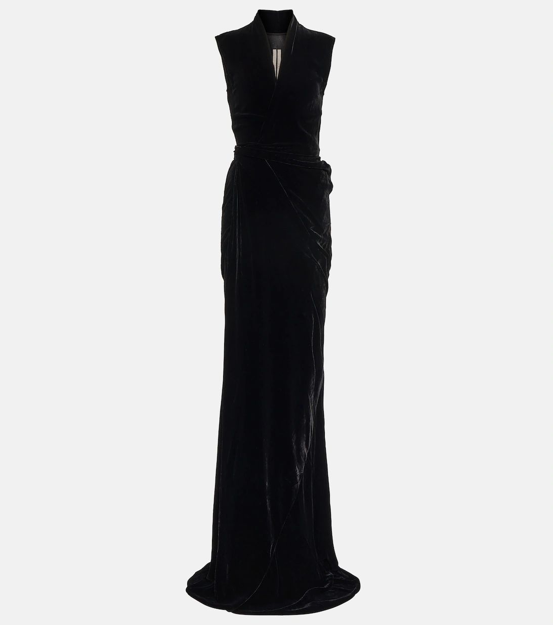 Wrap velvet maxi gown | Mytheresa (FR)