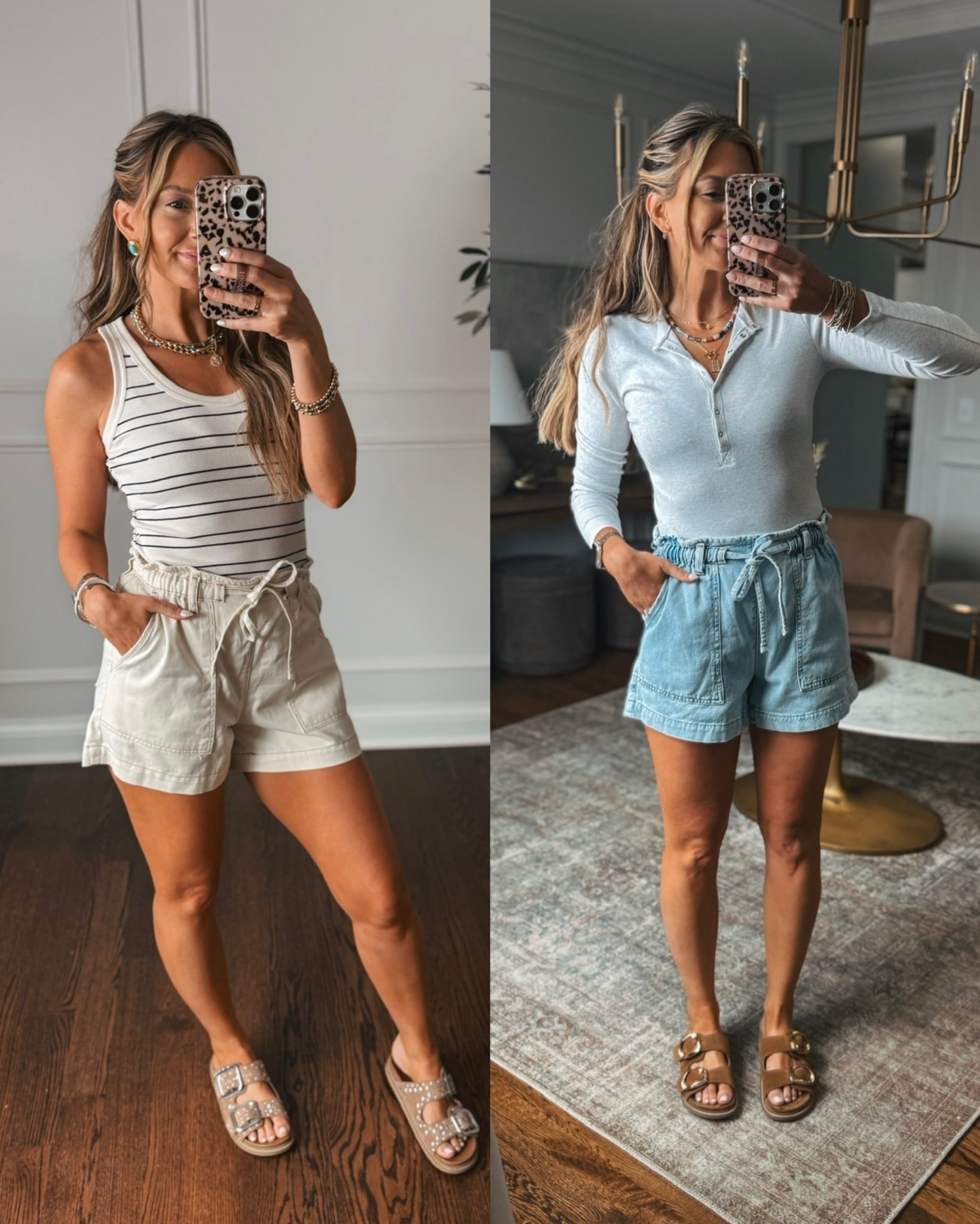 These drawstring shorts from @Walmart are so comfy and so flattering! 

#LTKootd #LTKTall #LTKmomlife