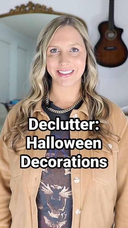 Declutter: Halloween Decorations! Go through your Halloween decorations and do a quick declutter of them. 

There is a new video every day for this Holiday Declutter challenge. 

Make quick decisions. Watch first two videos in this challenge to learn more. 

Each part of the challenge is a quick declutter, so you can experience less stress for the holidays. 

In the next video I will share the next item for you to declutter! 

Get my free holiday declutter checklist that goes along with challenge: 
✨ ChrissyChitwood.com/links ➡️ Free Holiday Declutter Checklist 

I’ve linked what I’m wearing along with items I mention/recommend in this decluttering challenge! 

Home Organization, Holiday Season, Organizing Tips  

#LTKhome #LTKSeasonal #LTKHoliday