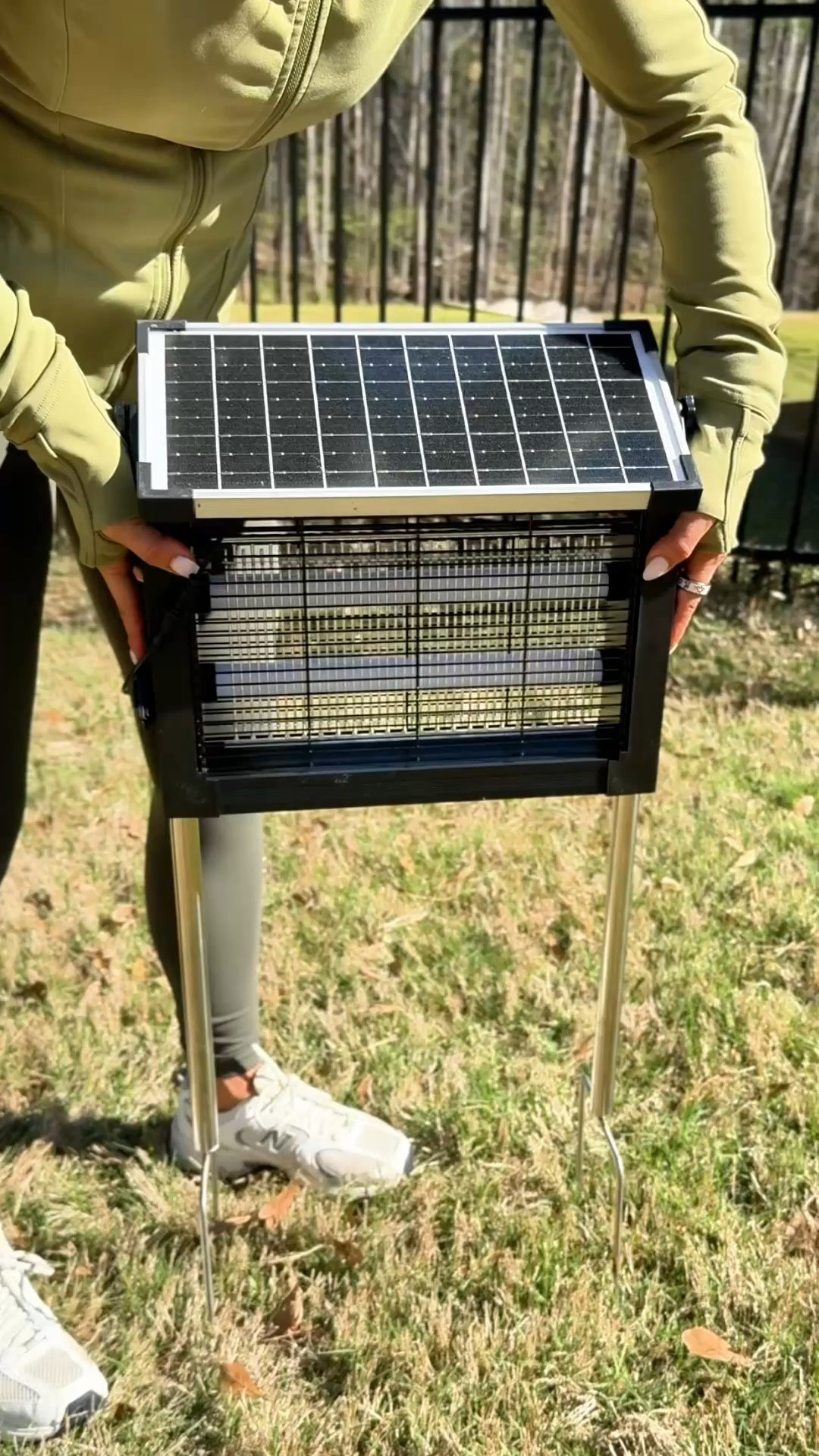 Last summer I could barely sit through a game without getting eaten alive by mosquitoes. Fast forward to now—I bring this solar bug zapper with me and suddenly everyone wants to sit by me.

It covers up to half an acre, has solar + USB charging, and turns on automatically at night—so there’s nothing to spray, nothing to reapply, and nothing to deal with.

• #sportsmom
• #mosquitocontrol
• #bugzapperlife
• #outdoorliving
• #momlifehacks