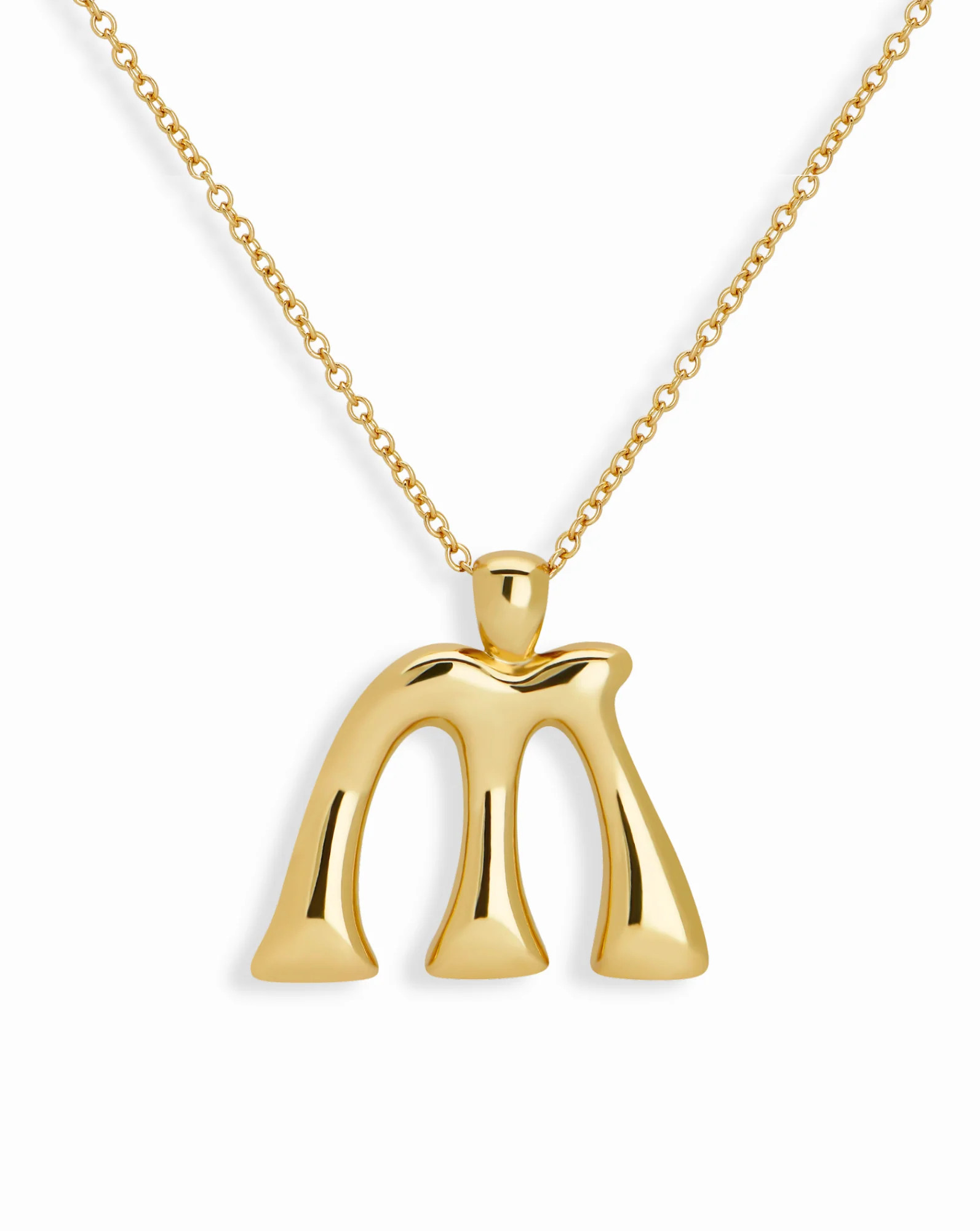 Blake Bubble Letter Necklace | Mod and Jo