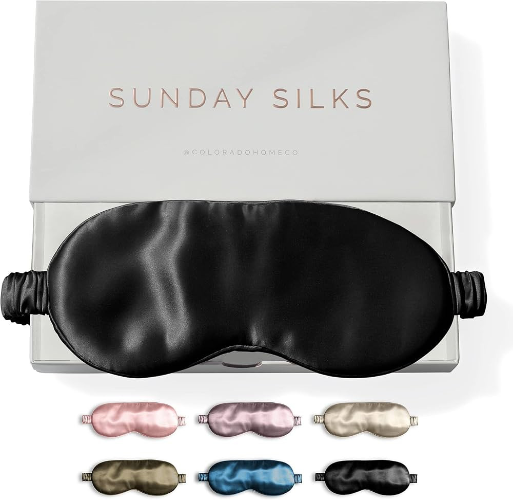 Colorado Home Co Sleep Mask, Silk Eye Mask for Sleeping, Eye Sleep Mask for Women and Men, Eye Co... | Amazon (US)