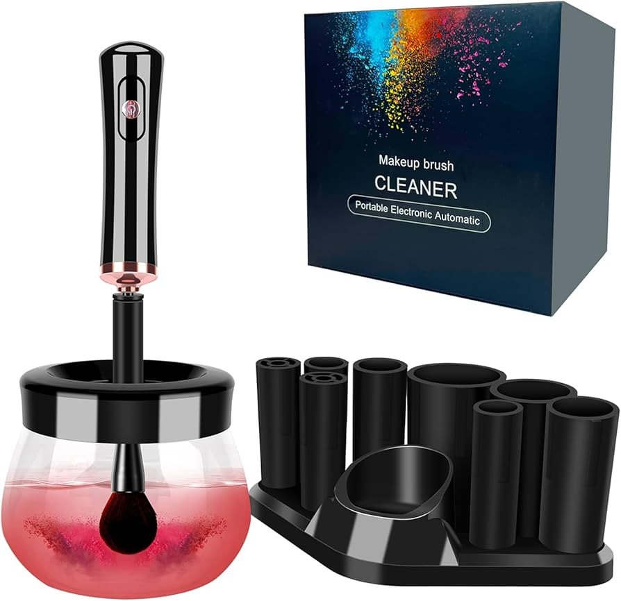 Makeup Brush Cleaner Dryer, Neeyer Super-Fast Electric Brush Cleaner Machine Automatic Brush Clea... | Amazon (US)
