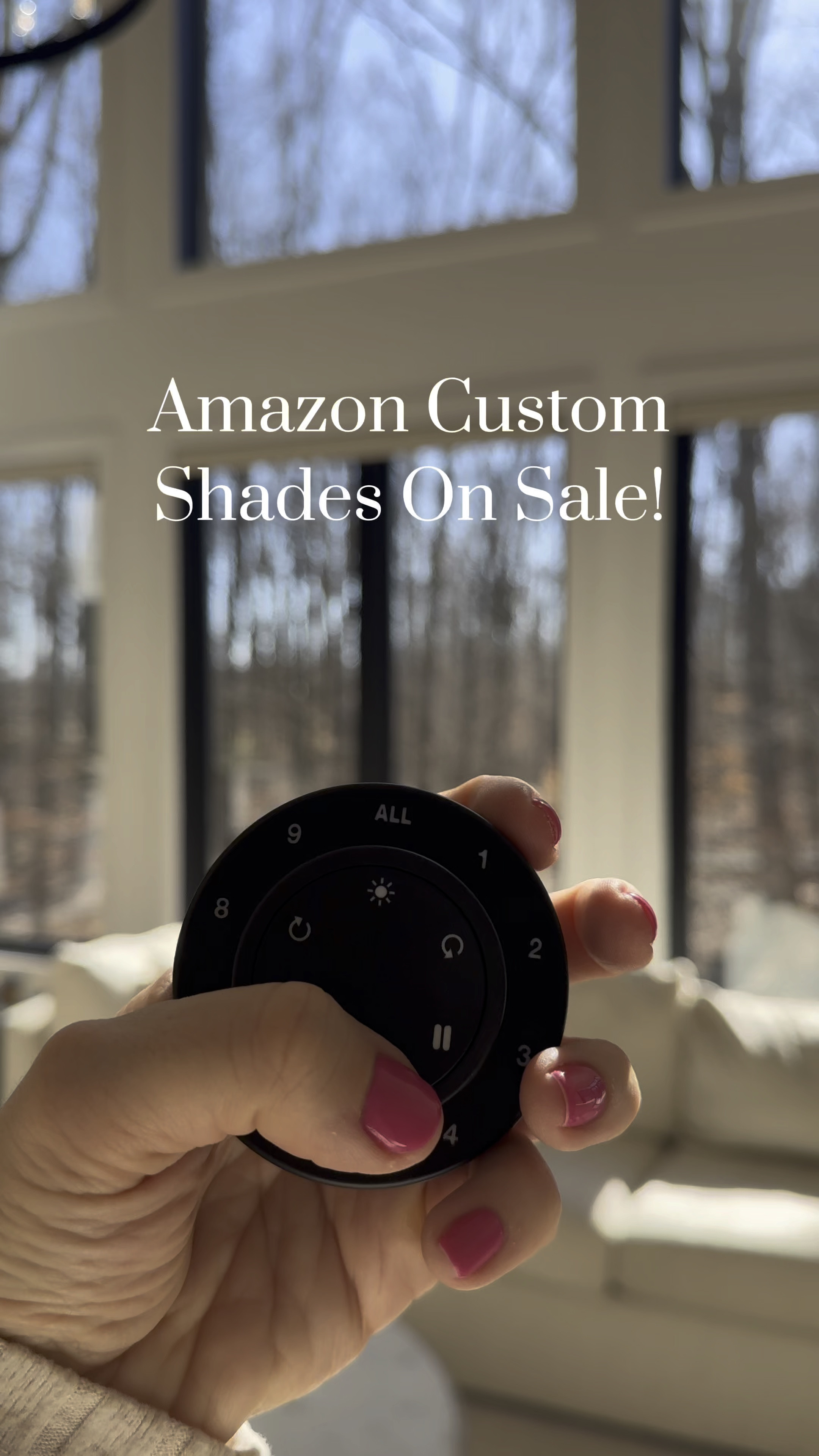 My custom motorized shades are on sale for Cyber Monday! Use code 10monika for an extra 10% off! I have the color linen, window inset, 50% shading option with a fabric wrapped top. 

#LTKCyberWeek #LTKSaleAlert #LTKHome