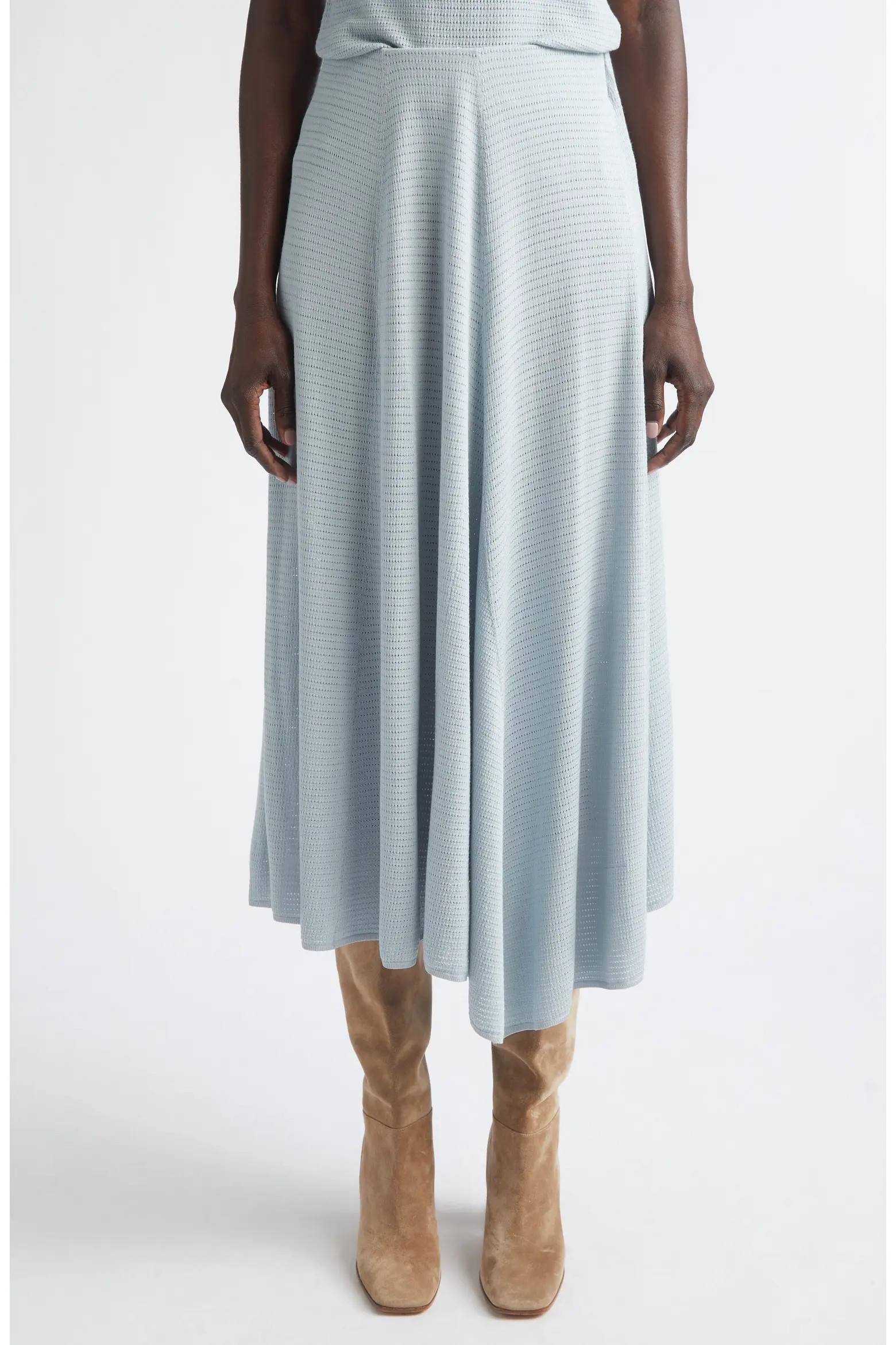 Textured Knit Asymmetric Midi Skirt (Women) | Nordstrom | Nordstrom