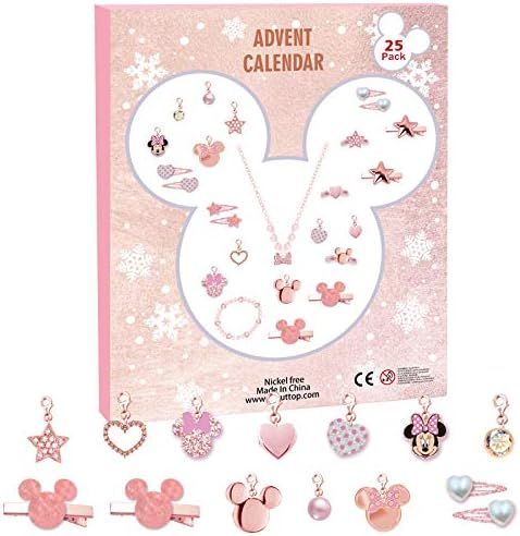 2021 Advent Calendar for Girls Christmas 24 Days Countdown Calendar with DIY Charm Bracelet&Neckl... | Amazon (US)