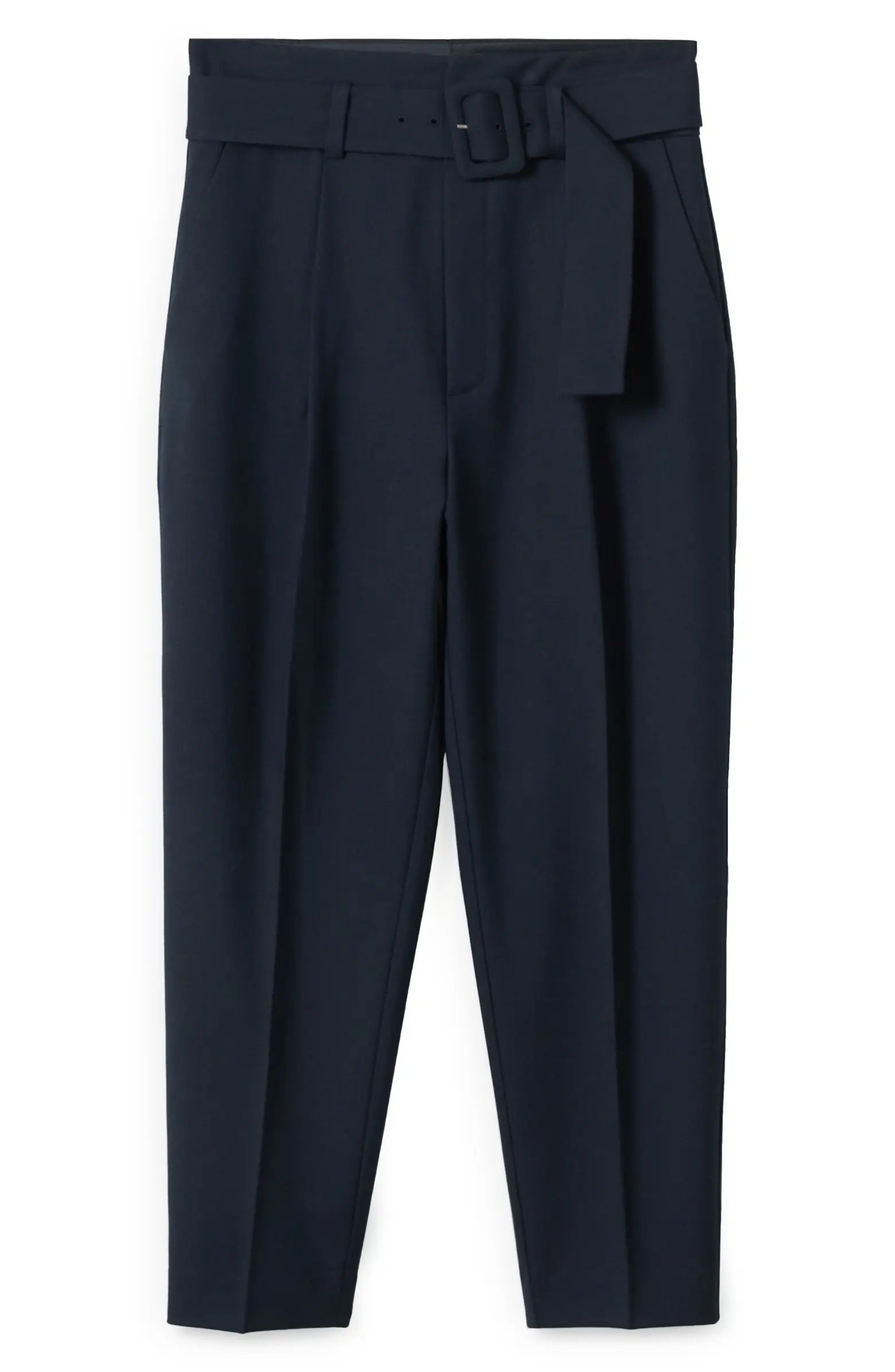 Belted Straight Leg Pants | Nordstrom