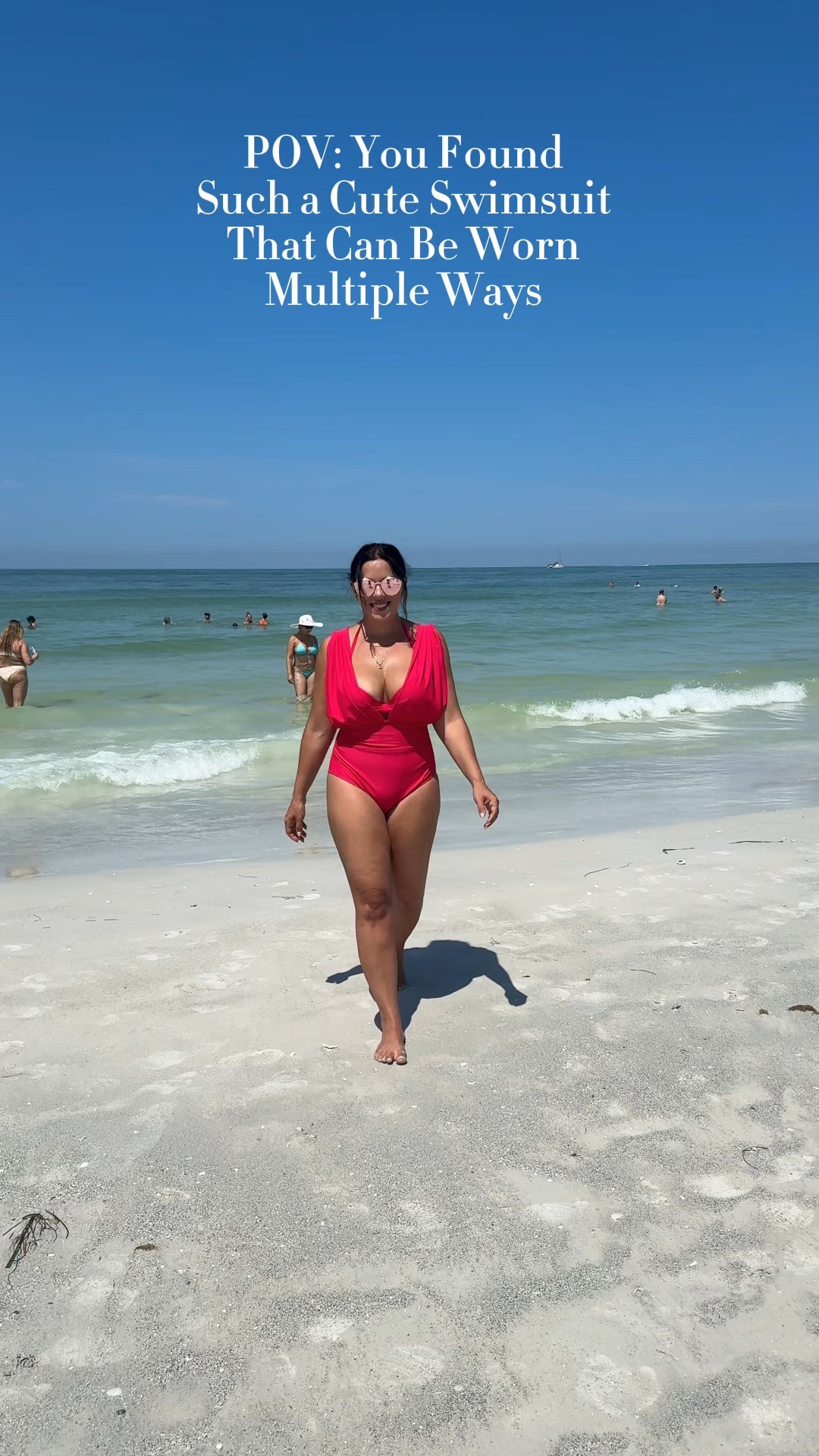 Girls I found us the most beautiful swimsuit that can be worn multiple ways for summer! This is a cross between a one piece and two piece. It comes with a bikini top and then the one piece that goes over the top of it. It’s so unique and is totally giving a classy vibe. I’m 5 feet tall, 125lbs, 36 C wearing a size medium. 

#LTKTravel #LTKSwim #LTKPetite