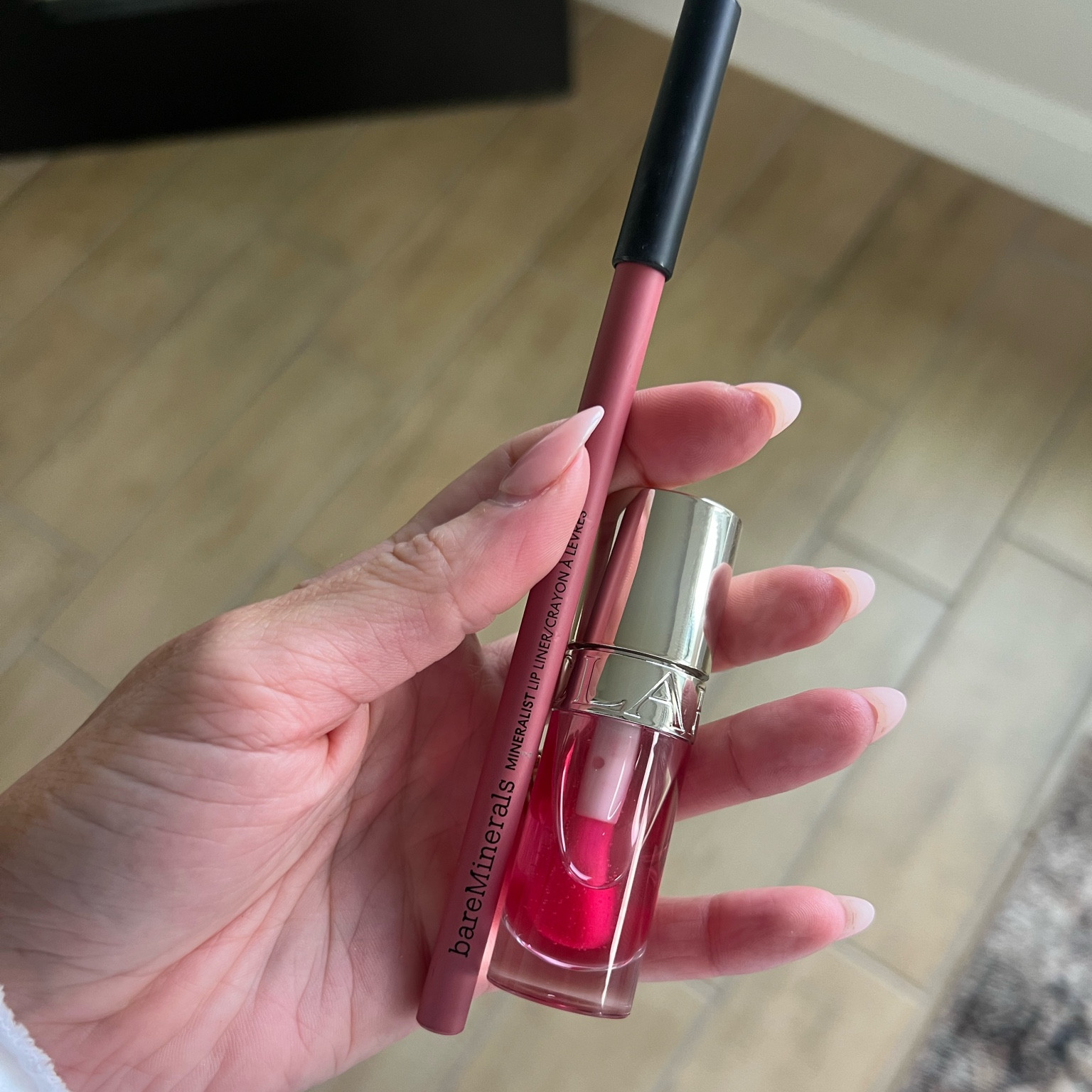 Lip combo - bareminerals and clarins lip oil 

#LTKBeauty