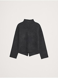 Double-Faced Cashmere Sweater with Vented Back | Banana Republic (US)