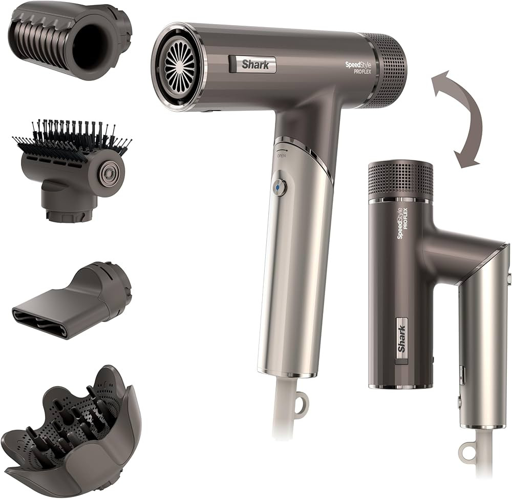 Shark SpeedStyle Pro Flex Professional Performance High-Velocity Hair Dryer System with Scalp Shi... | Amazon (US)