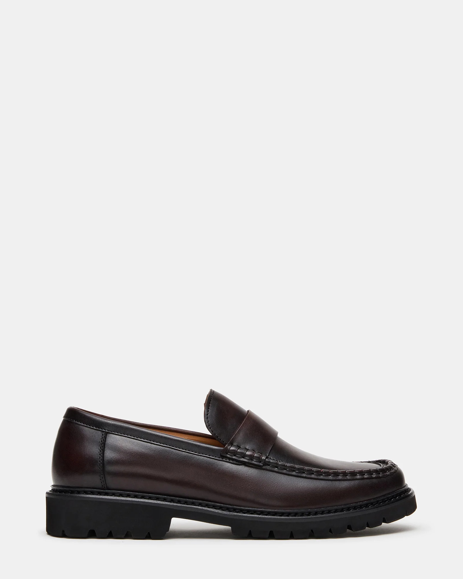 Steve Madden Men's Brodie Slip-On Loafers - Brown - Size 10.5 - Leather | Steve Madden (US)