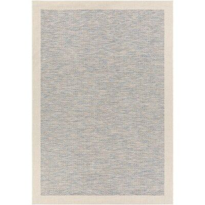 Surya Santa Cruz 8 x 11 Blue Indoor Solid Area Rug Lowes.com | Lowe's