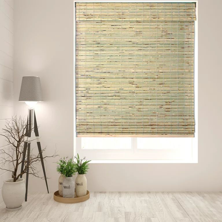 Arlo Blinds Cordless Petite Rustique Bamboo Roman Shades Blinds - Size: 20" W x 60" H | Walmart (US)