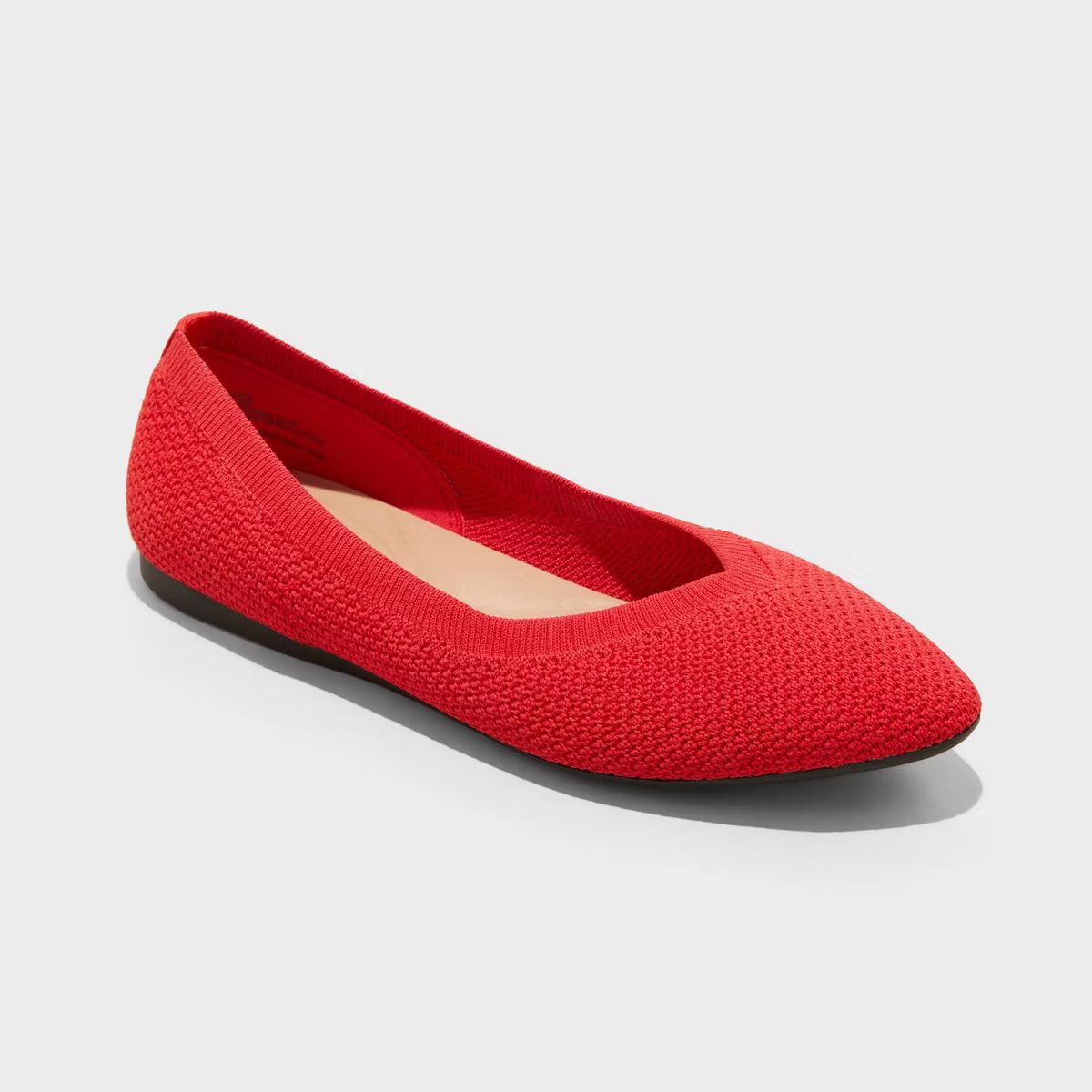 Women's Claire Knit Washable Ballet Flats - A New Day™ | Target