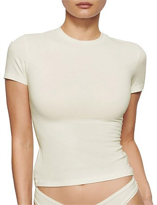 Skims Cotton Jersey T-shirt | David Jones | David Jones (Australia & New Zealand)