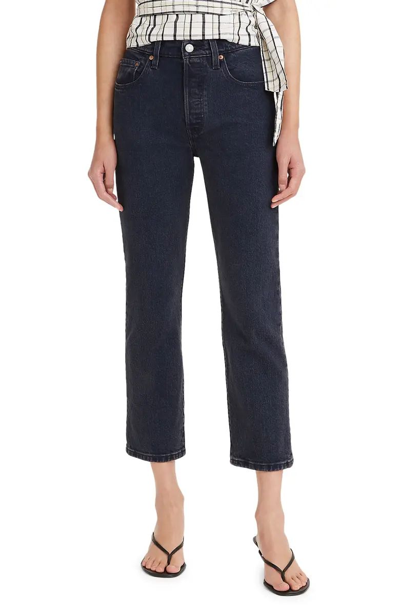 Levi’s® 501® High Waist Crop Straight Leg Jeans | Nordstrom